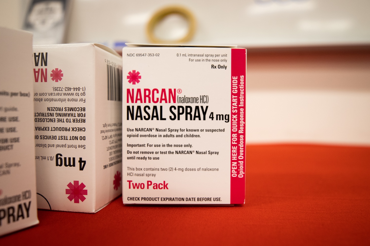 Narcan is an intranasal spray that contains the drug naloxone and can restore consciousness after an overdose.