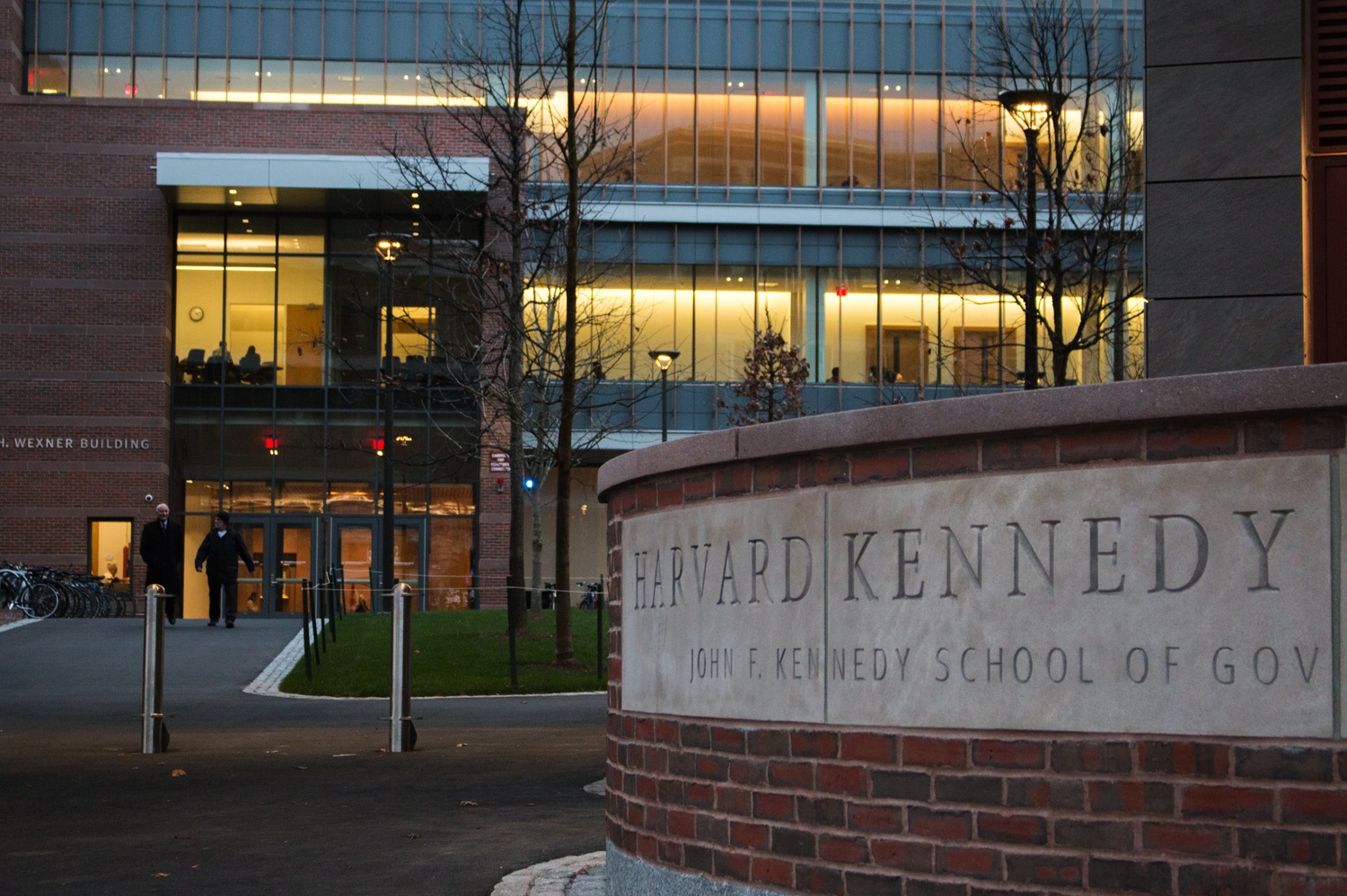 The Harvard Kennedy School's Leslie H. Wexner Building, pictured in 2017.