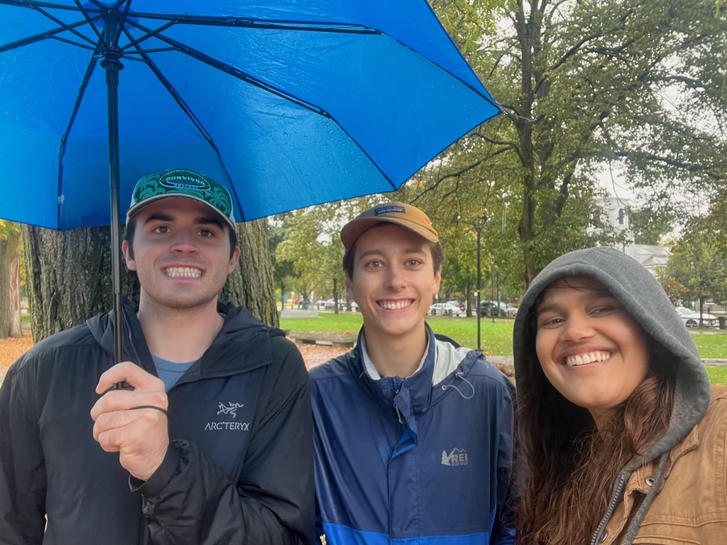 Harvard Survivor participants endured a frigid and merciless Cambridge downpour during the contest.