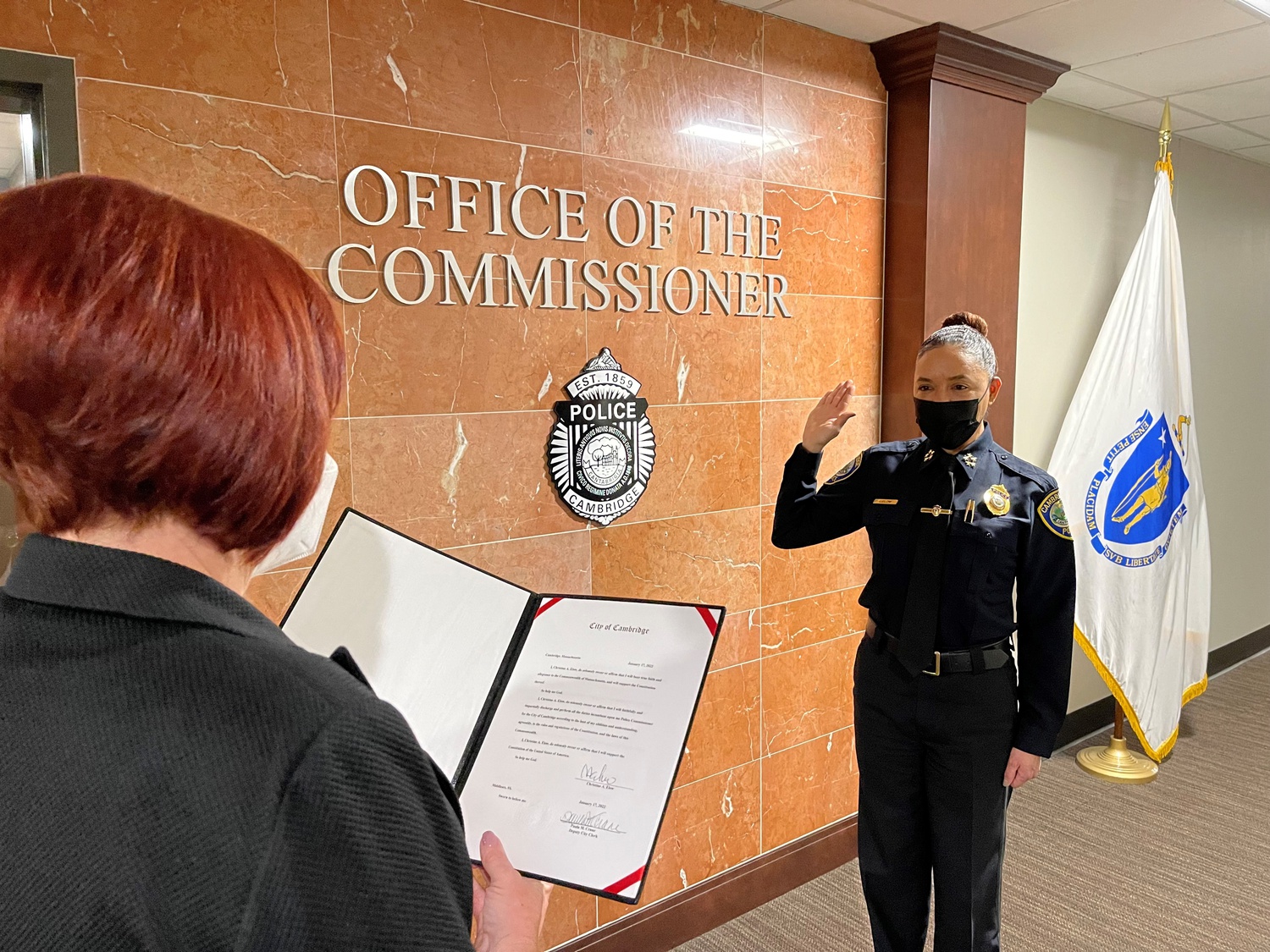 Cambridge Police Commissioner Christine A. Elow, nearly two years into the job, described 2023 as a particularly challenging year for CPD.