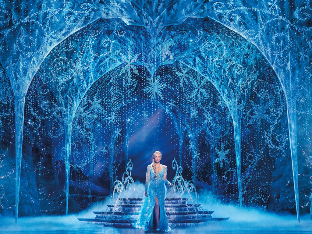 Caroline Bowman as Elsa in FROZEN North American Tour.